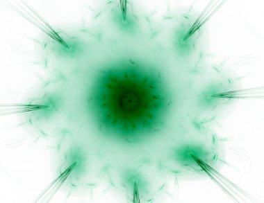 Parlak renkli fraktal alanı, yaratıcı grafik tasarım için dijital sanat 