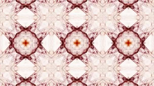 Partículas de formas fractales abstractas sobre el tema de la física nuclear y el diseño gráfico. Geometría futurista sagrada textura del holograma digital cuántico en diseño surrealista de la onda del desarrollo . — Vídeo de stock