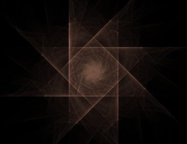 Temel parçacıklar serisi. Nükleer fizik ve grafik tasarımı konularında soyut fraktal formların etkileşimi.