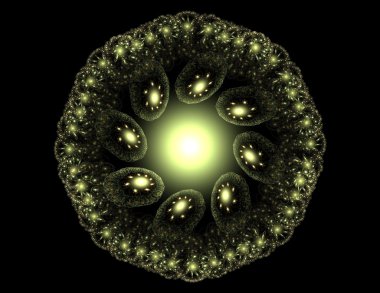 dantelli renkli clockwork desen, dijital fractal sanat tasarım