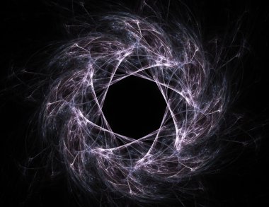 Soyut fraktal desen ve şekiller. Fraktal doku parmak izi.