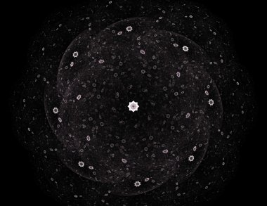 dantelli renkli clockwork desen, dijital fractal sanat tasarım