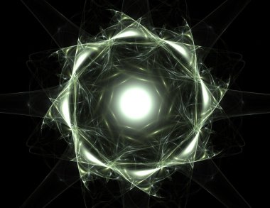 Soyut fraktal enkaz, yaratıcı grafik tasarım için dijital sanat