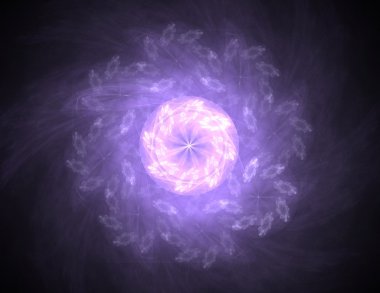 Soyut fraktal desen ve şekiller. Fraktal doku parmak izi.