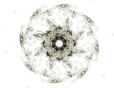dantelli renkli clockwork desen, dijital fractal sanat tasarım