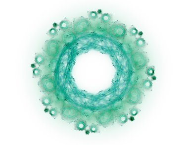 Soyut fraktal enkaz, yaratıcı grafik tasarım için dijital sanat