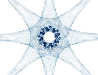 Parlak renkli fraktal alanı, yaratıcı grafik tasarım için dijital sanat 