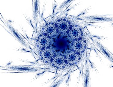 Parlak renkli fraktal alanı, yaratıcı grafik tasarım için dijital sanat 