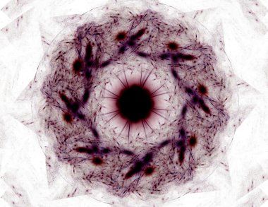 Soyut fraktal enkaz, yaratıcı grafik tasarım için dijital sanat