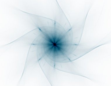 Temel parçacıklar serisi. Nükleer fizik ve grafik tasarımı konularında soyut fraktal formların etkileşimi.