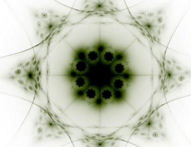 Konuyla ilgili soyut fraktal formlar grafik tasarım ve nükleer fizik bilim parçacıkların. Geometri kutsal fütüristik kuantum dijital hologram doku geliştirme dalga gerçeküstü tasarım.