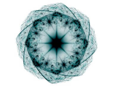 Konuyla ilgili soyut fraktal formlar grafik tasarım ve nükleer fizik bilim parçacıkların. Geometri kutsal fütüristik kuantum dijital hologram doku geliştirme dalga gerçeküstü tasarım.