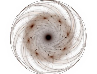 Soyut fraktal enkaz, yaratıcı grafik tasarım için dijital sanat