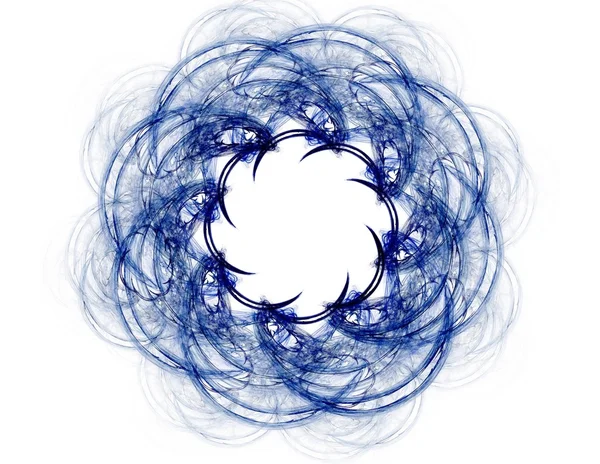 Série de particules élémentaires. interaction des formes fractales abstraites sur le sujet de la physique nucléaire et de la conception graphique. — Photo