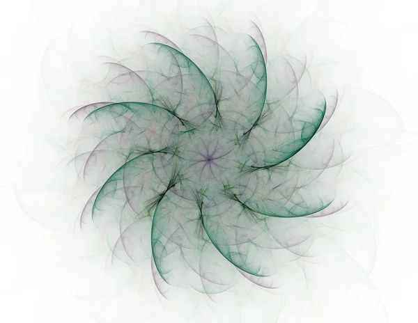 Serie de partículas elementales. interacción de formas fractales abstractas sobre el tema de la física nuclear y el diseño gráfico. — Foto de Stock