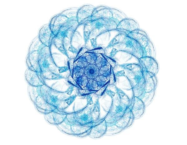 Ряд элементарных частиц. взаимодействие абстрактных фрактальных форм на тему ядерной физики и графического дизайна. — стоковое фото