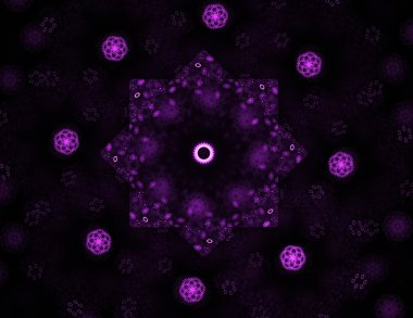 Soyut fraktal enkaz, yaratıcı grafik tasarım için dijital sanat