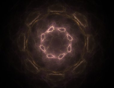 dantelli renkli clockwork desen, dijital fractal sanat tasarım