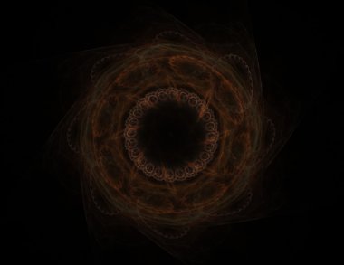 dantelli renkli clockwork desen, dijital fractal sanat tasarım