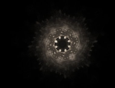 koyu arka plan beyaz bir toz bulutu soyut tasarım