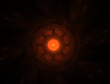 Dantelli renkli saat desen. Dijital fractal sanat tasarım. Kutsal semboller işaretler geometrisi soyut tasarım. Astroloji simya sihirli tasarımlar. Geometrik sarmal. Soyut renkli fraktal doku.