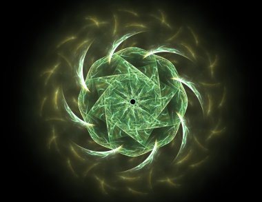 dantelli renkli clockwork desen, dijital fractal sanat tasarım