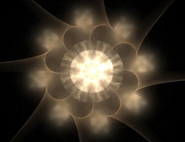 Soyut objektif parlama yer ya da zaman seyahat kavramı geçmiş