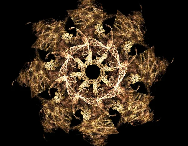 Λαμπερά fractal πολύχρωμο χώρο, ψηφιακά έργα τέχνης για δημιουργική Γραφιστικής — Φωτογραφία Αρχείου