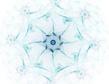 Soyut fraktal enkaz, yaratıcı grafik tasarım için dijital sanat