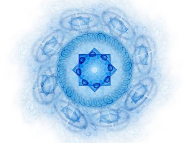 Soyut objektif parlama yer ya da zaman seyahat kavramı geçmiş