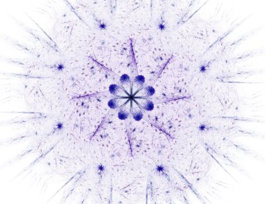 renkli fraktal Yüzükler, dijital sanat