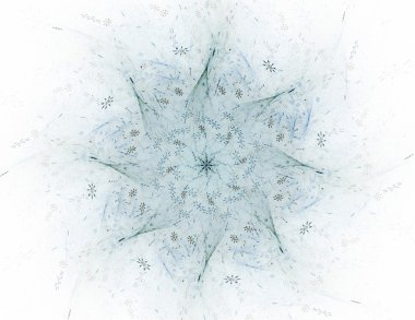 Parlak renkli fraktal alanı, yaratıcı grafik tasarım için dijital sanat 