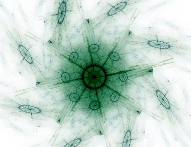 Soyut fraktal enkaz, yaratıcı grafik tasarım için dijital sanat