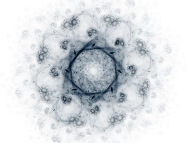 Uzay serisi geometrisini. Görsel olarak çekici zemin kavramsal Izgaralar eğrileri ve fraktal öğeleri öğesi olarak uygun yapılmış 