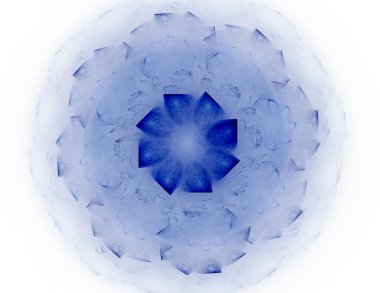 Parlak renkli fraktal alanı, yaratıcı grafik tasarım için dijital sanat 