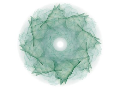 Parlak renkli fraktal alanı, yaratıcı grafik tasarım için dijital sanat 