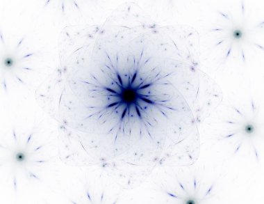 Soyut fraktal desen ve şekiller. Fraktal doku parmak izi.