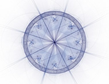 dantelli renkli clockwork desen, dijital fractal sanat tasarım