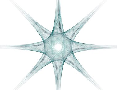 Soyut fraktal enkaz, yaratıcı grafik tasarım için dijital sanat