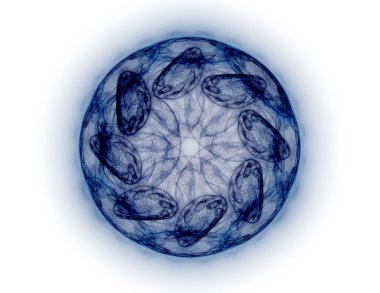 dantelli renkli clockwork desen, dijital fractal sanat tasarım