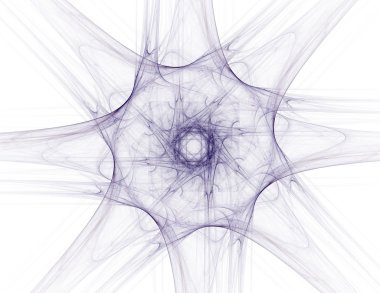 Uzay serisi geometrisini. Görsel olarak çekici zemin kavramsal Izgaralar eğrileri ve fraktal öğeleri öğesi olarak uygun yapılmış 