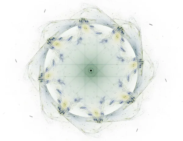 Illustration du cercle de poussière d'étoile scintillant d'or — Photo