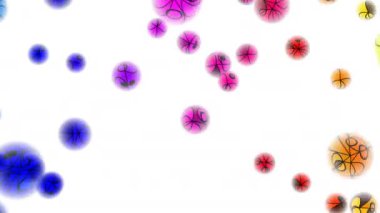 Konuyla ilgili soyut fraktal formlar grafik tasarım ve nükleer fizik bilim parçacıkların. Geometri kutsal fütüristik kuantum dijital hologram doku geliştirme dalga gerçeküstü tasarım.