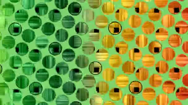 Mosaico fractal geométrico caleidoscópico — Vídeos de Stock