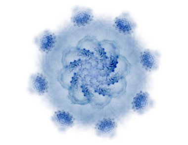 dantelli renkli clockwork desen, dijital fractal sanat tasarım