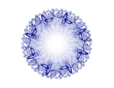 Soyut fraktal enkaz, yaratıcı grafik tasarım için dijital sanat