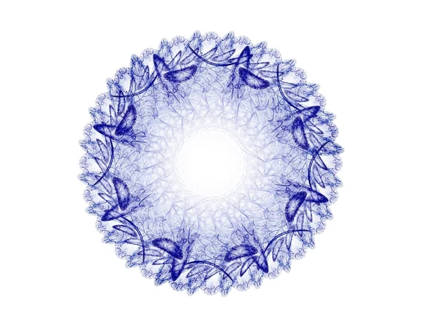 Soyut fraktal enkaz, yaratıcı grafik tasarım için dijital sanat