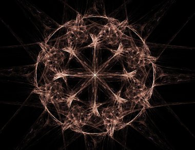 dantelli renkli clockwork desen, dijital fractal sanat tasarım