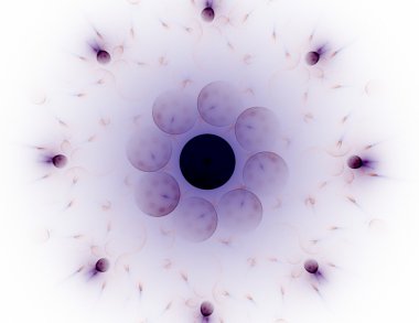 Soyut fraktal enkaz, yaratıcı grafik tasarım için dijital sanat