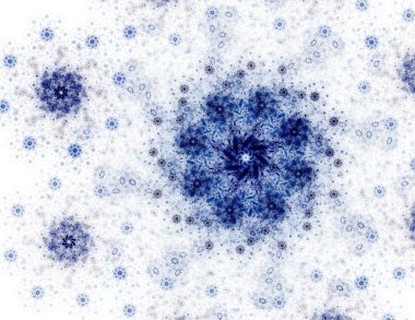 Soyut fraktal enkaz, yaratıcı grafik tasarım için dijital sanat